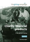 Charity Financial Products - A New Approach to Giving (cover) - from the Giving Campaign (2003)