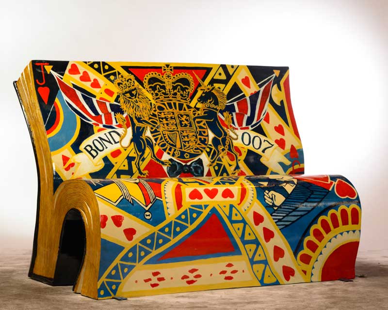 Books About Town - James Bond book bench