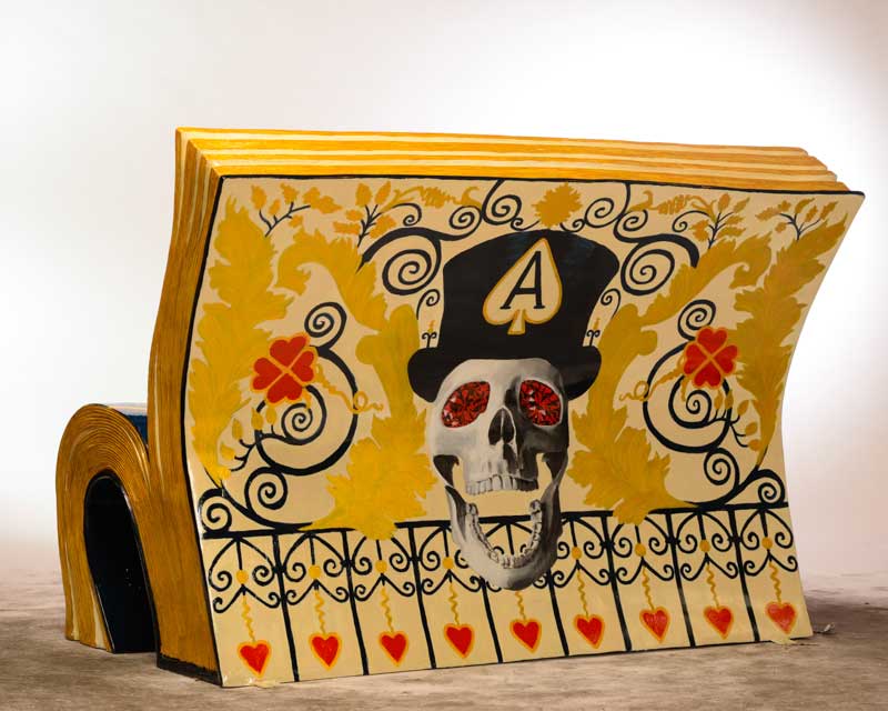 Books About Town - James Bond book bench (reverse)