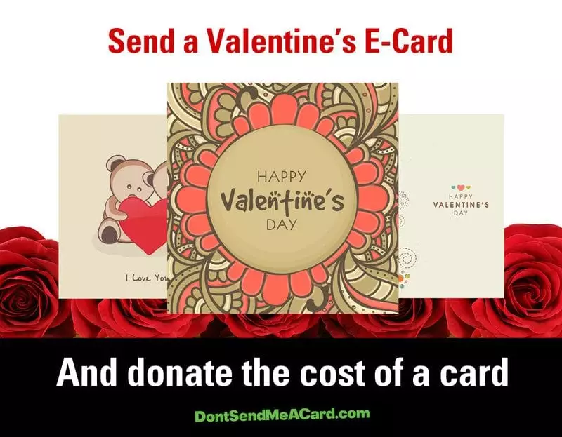 DO send me a card, but make it a charity-friendly e-card