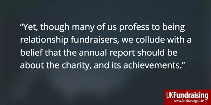 Quotation - yet, though many of us profess to being relationship fundraisers...