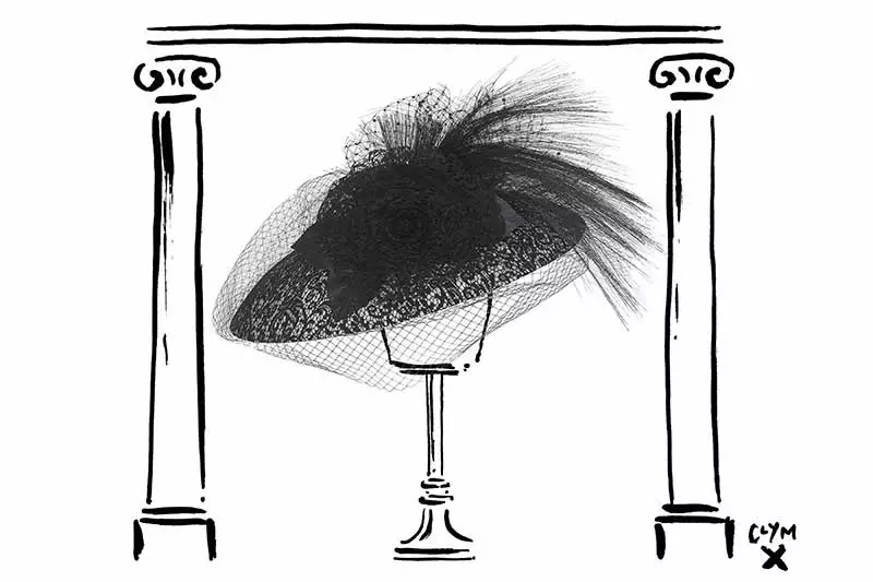 William Chambers hat for Brain Tumour Research and Fenwick's 125th anniversary