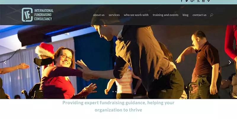 International Fundraising Consultancy Canada website