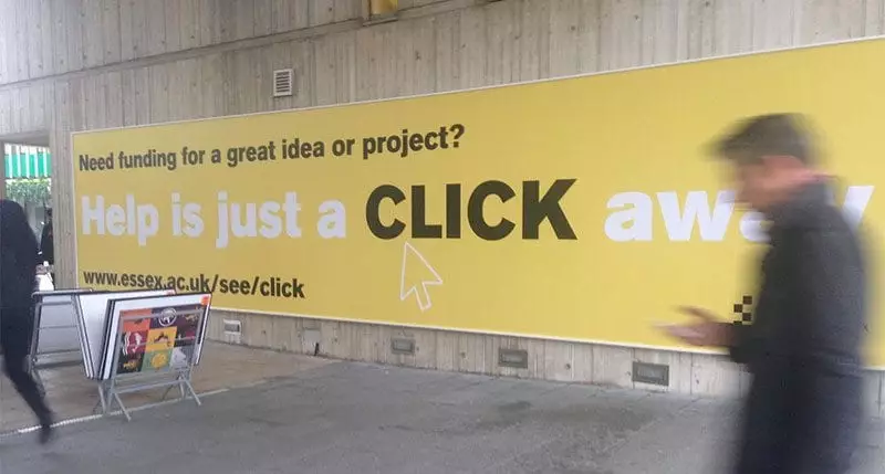 Promoting Click to Essex students