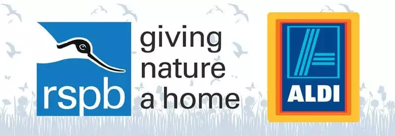 Aldi and RSPB logos