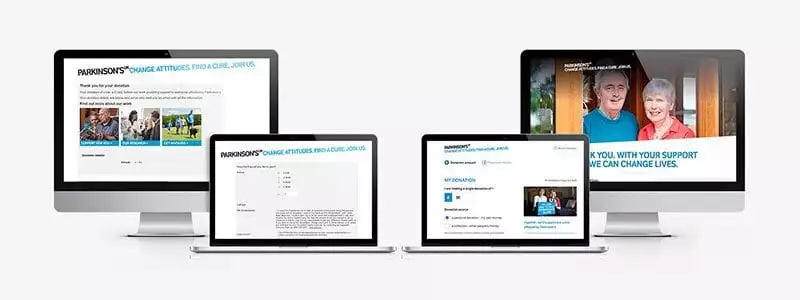 Parkinson's UK donation journeys - before and after