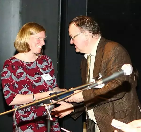 Emma Goad and Ian Tabbron at Emcees 2017