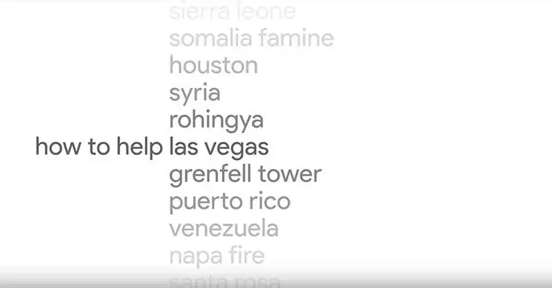 Google search - how to help many causes