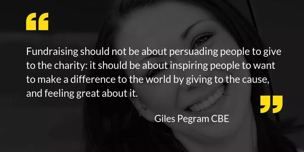 Quotation on inspiration by Giles Pegram