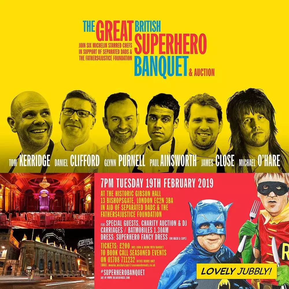 Fathers4Justice Foundation's Great British Superhero Banquet