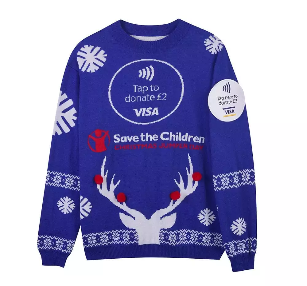 Contactless Christmas jumper