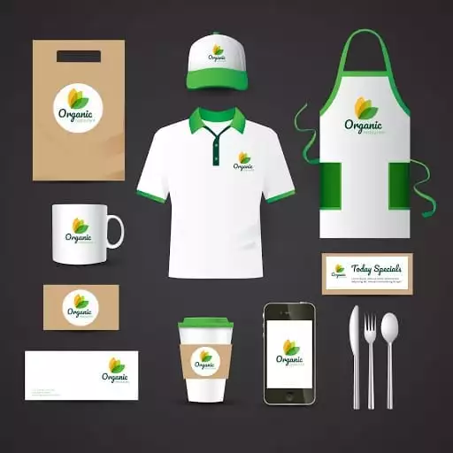 'Organic' branding on a range of products