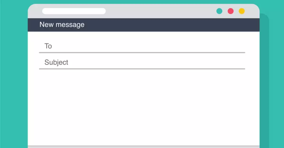 Subject lines on an email