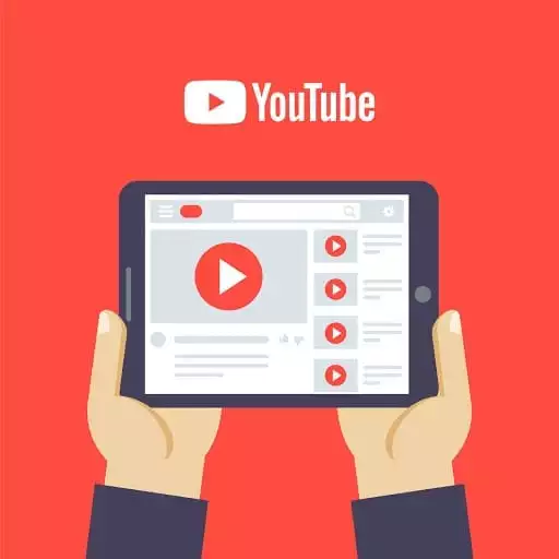 YouTube video tablet graphic