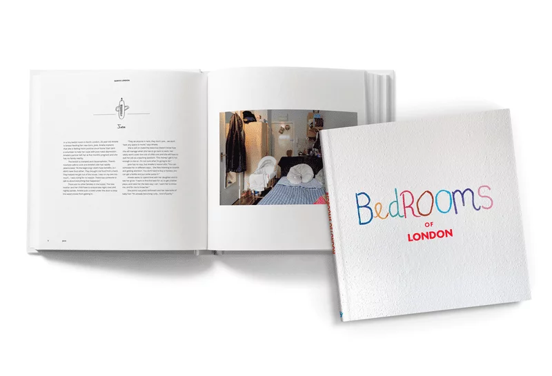 Bedrooms of London book, by Katie Wilson