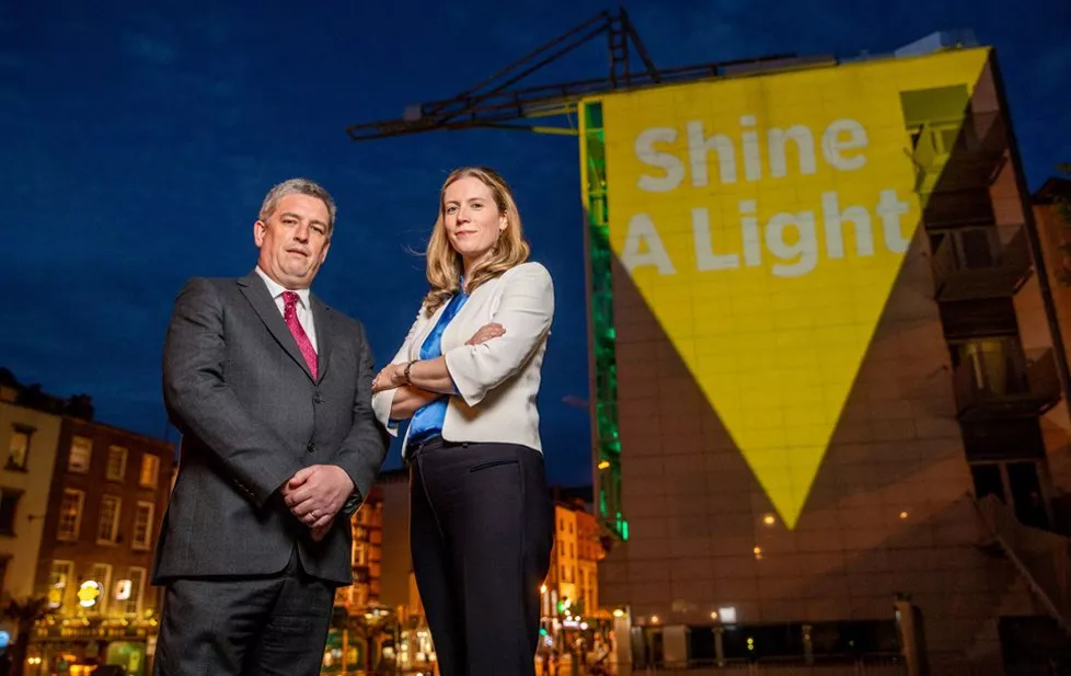 Catherine O Kelly, MD of Bord Gáis Energy and Pat Dennigan, CEO, Focus Ireland