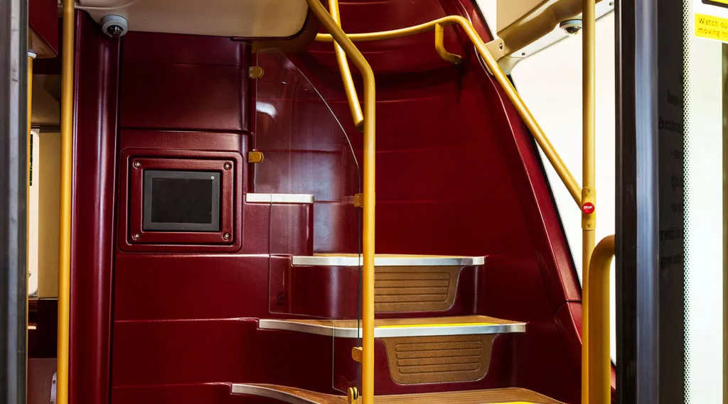 Interior of New Routemaster - photo: Wrightbus