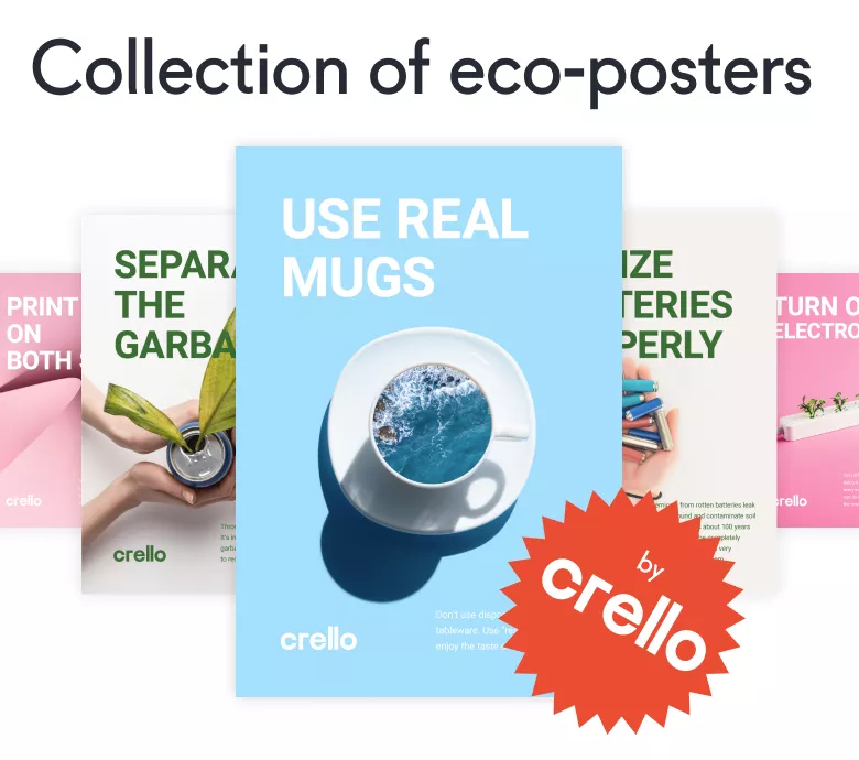 Crello eco poster designs