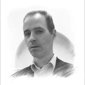 John Green - black and white photo