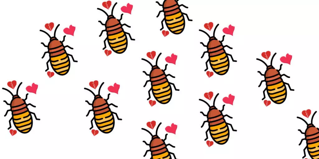 Lovely cockroaches - collage based on original image by El Paso Zoo