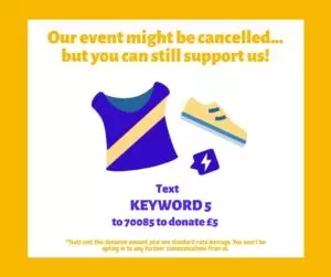 Virtual running event image template from donr.com