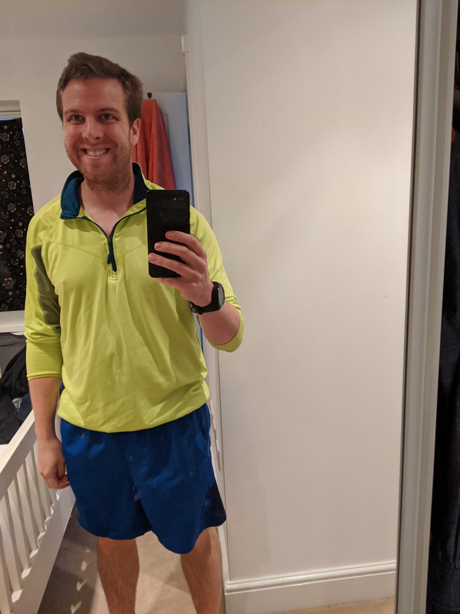 Oli Hiscoe in running gear
