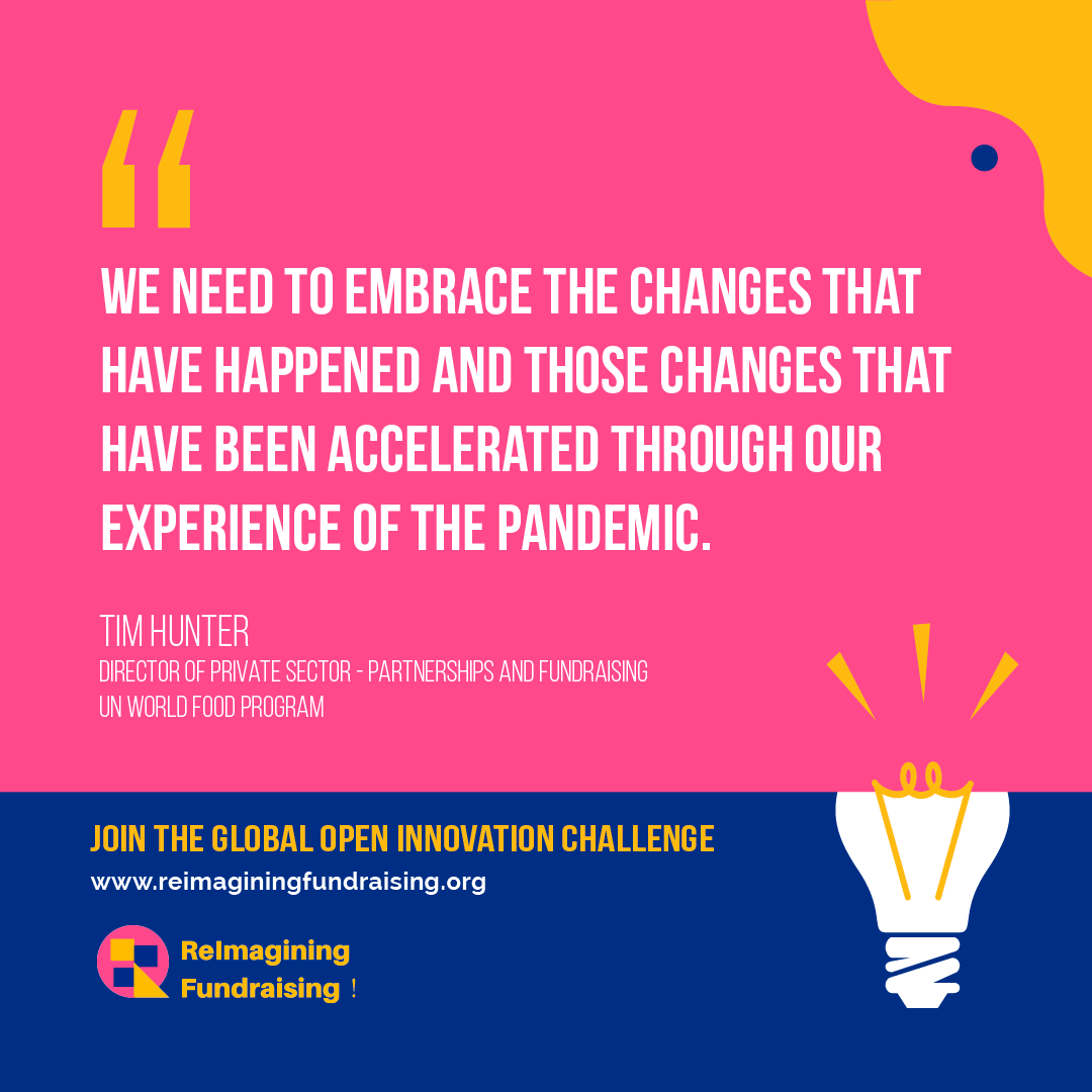 Reimagining Fundraising campaign quote