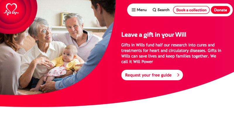 BHF legacy page