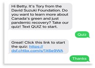 David Suzuki text quiz questions