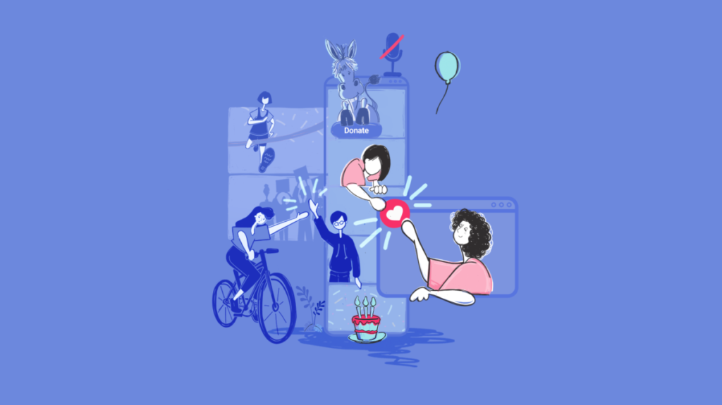 Facebook fundraising activities - image: GivePanel.com