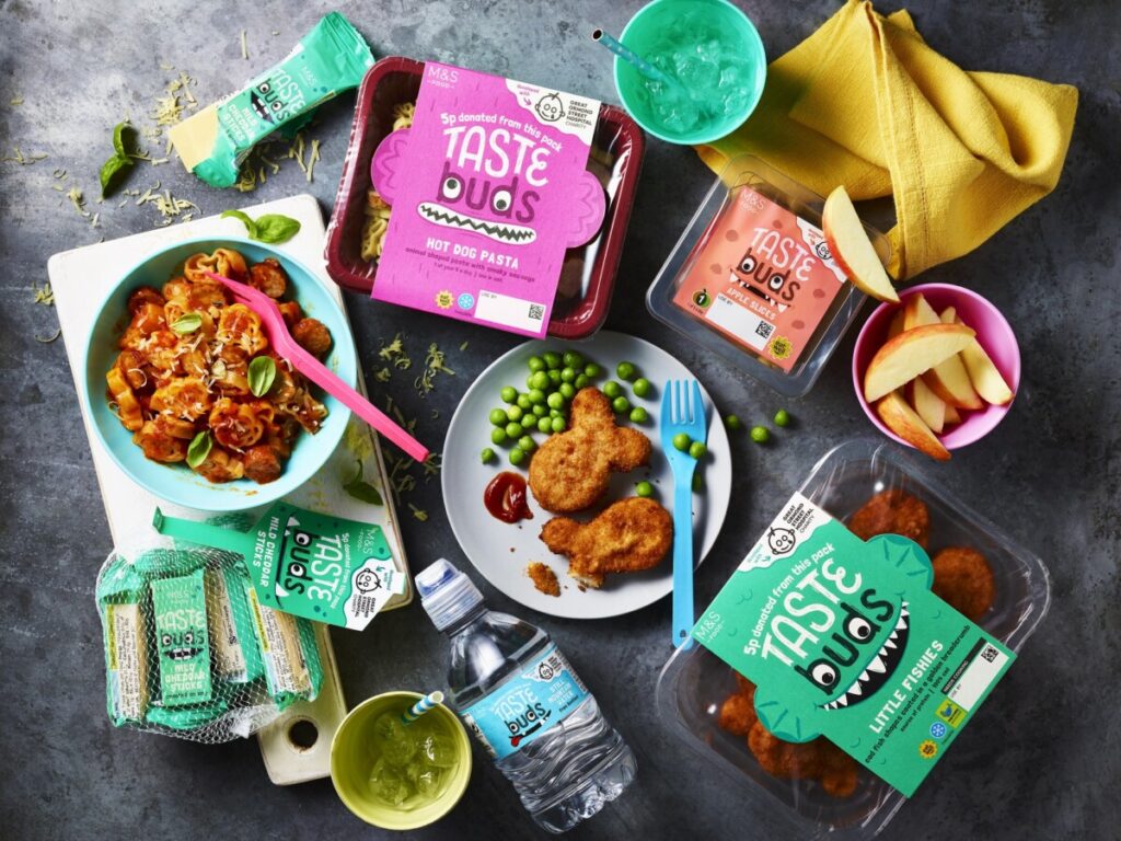 Marks & Spencer's Taste Buds range, raising funds for GOSH Charity from each sale