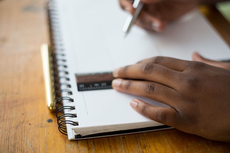 Student working