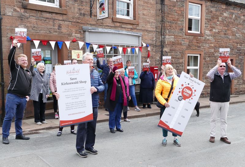 Save Kirkoswald Shop Campaigners - Plunkett Foundation