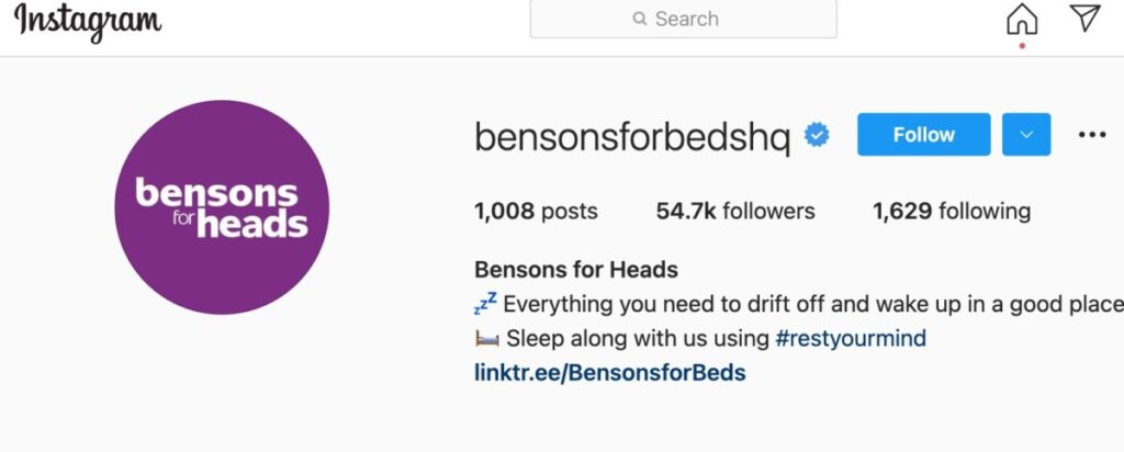 Bensons for Heads on Instagram