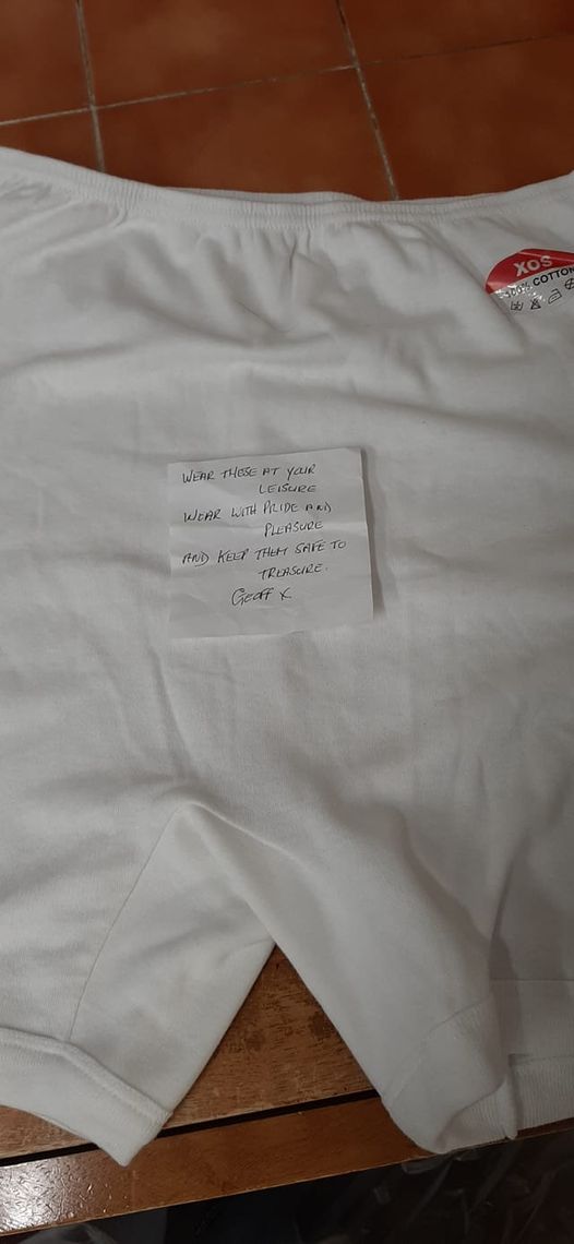 white men's pants