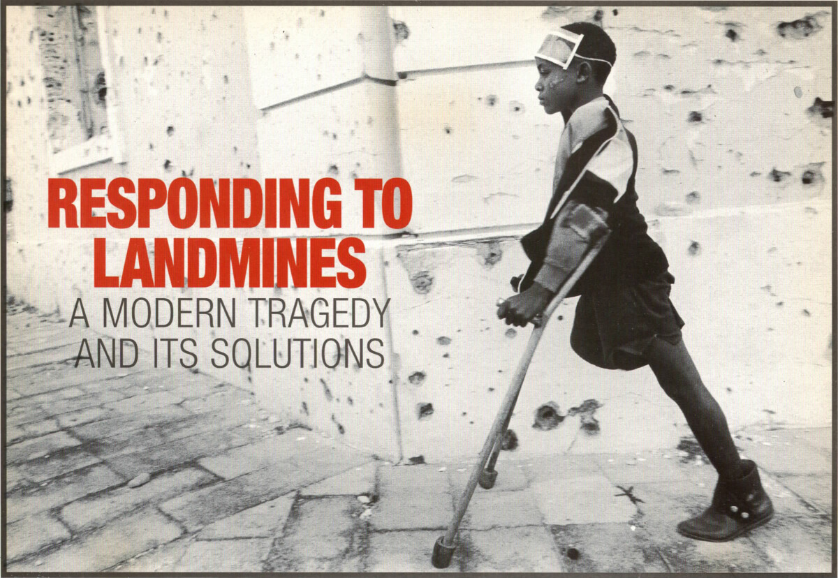 Flyer for 1997 event hosted by MAG and, attended by Princess Diana. Photo: MAG