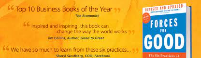 Reviews and awards for Forces for Good (book)