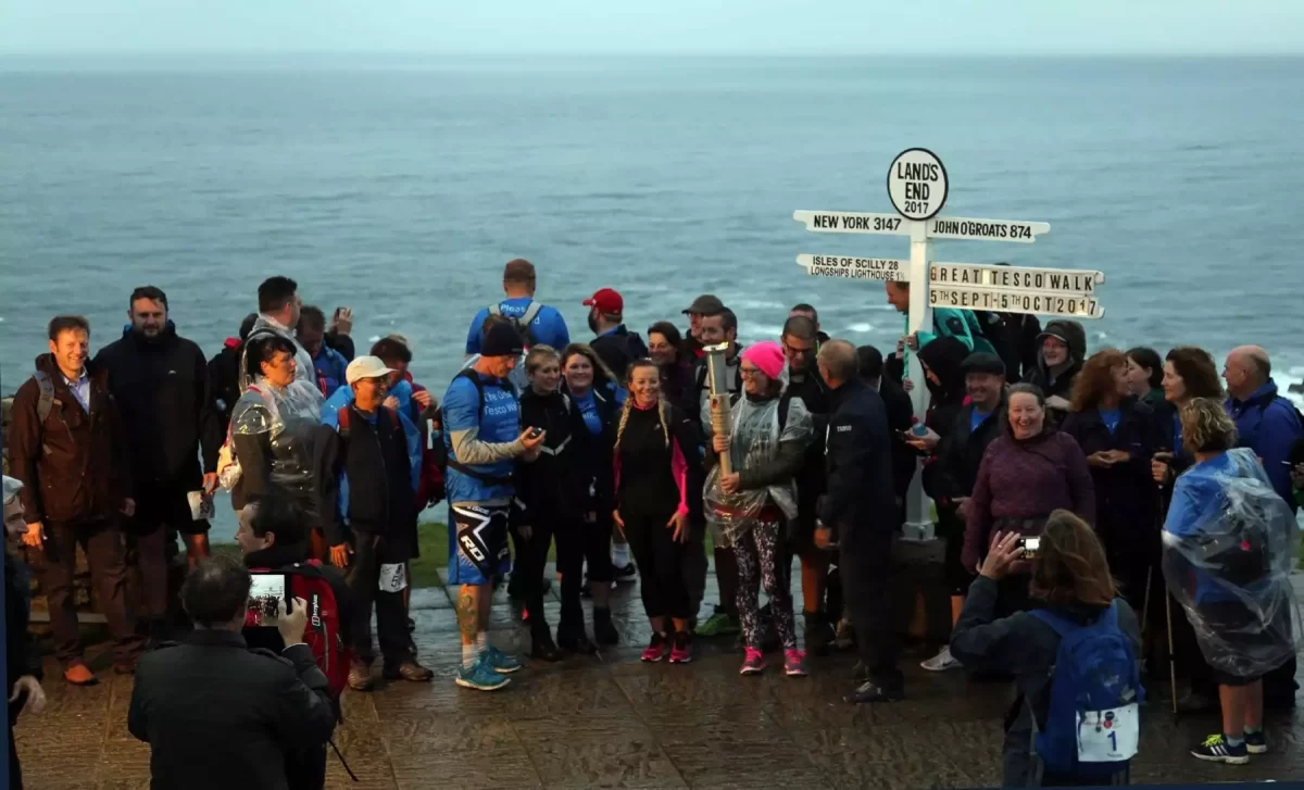 The Great Tesco Walk starts at Land's End