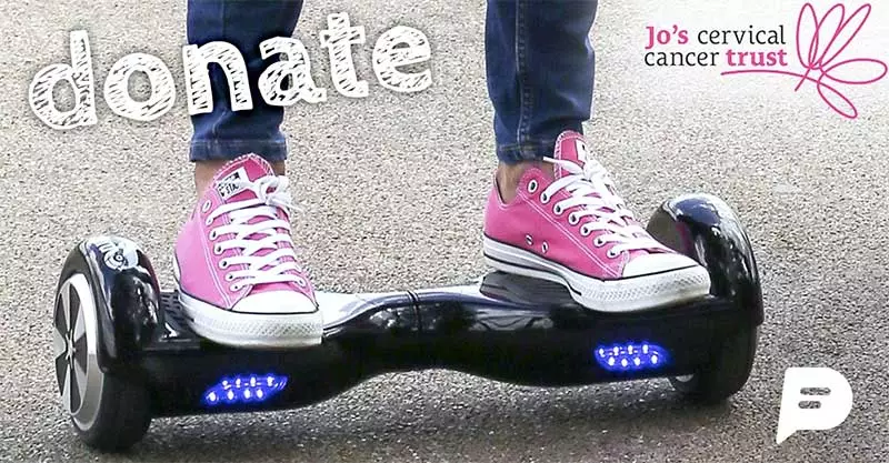 Win a Swegway in Payfriendz' competition to raise funds for Jo's Cancer Trust