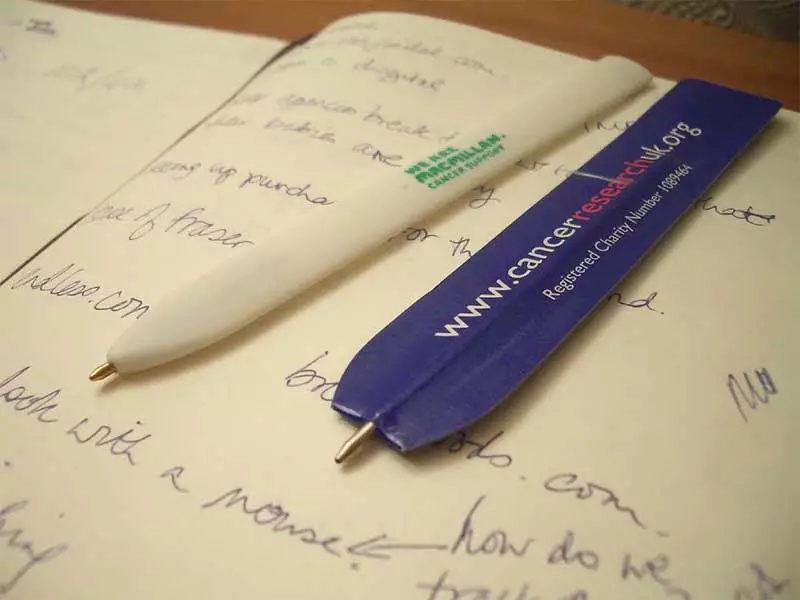charity fundraising premium pens - David Brown