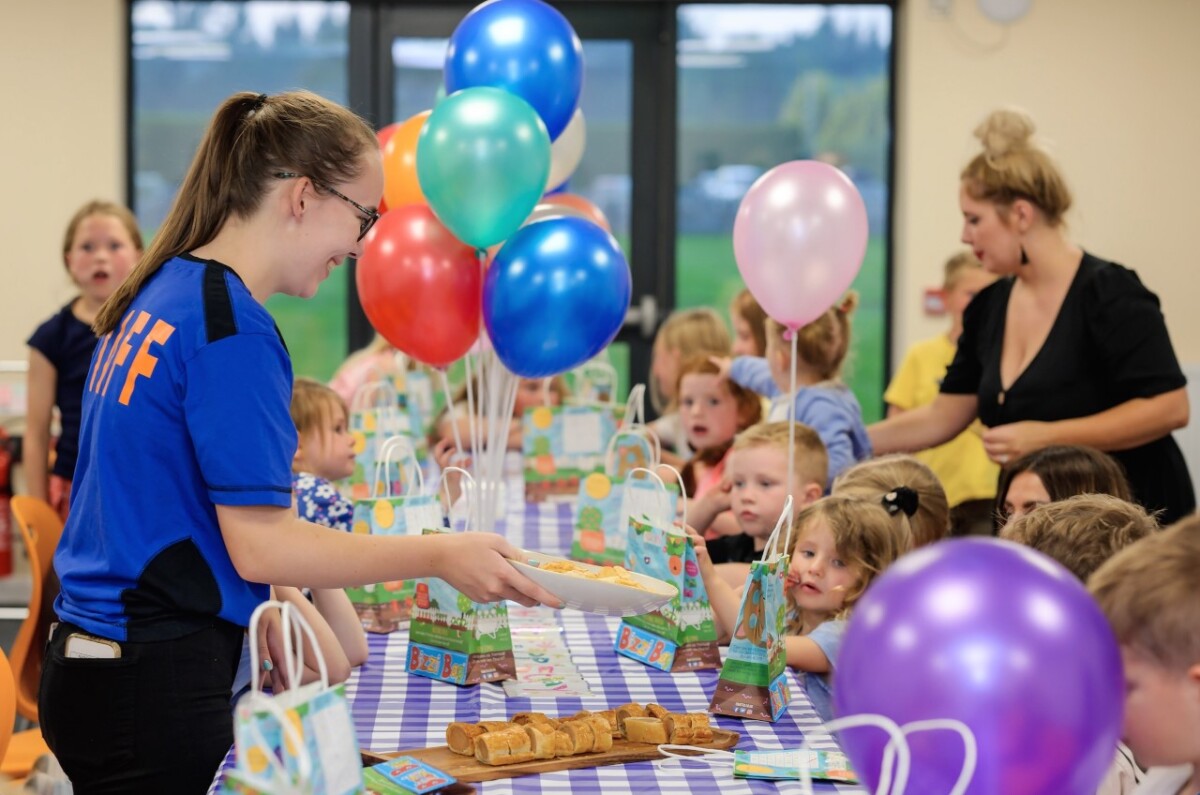 A childrens party at Conifox Adventure Park & Activity Centre
