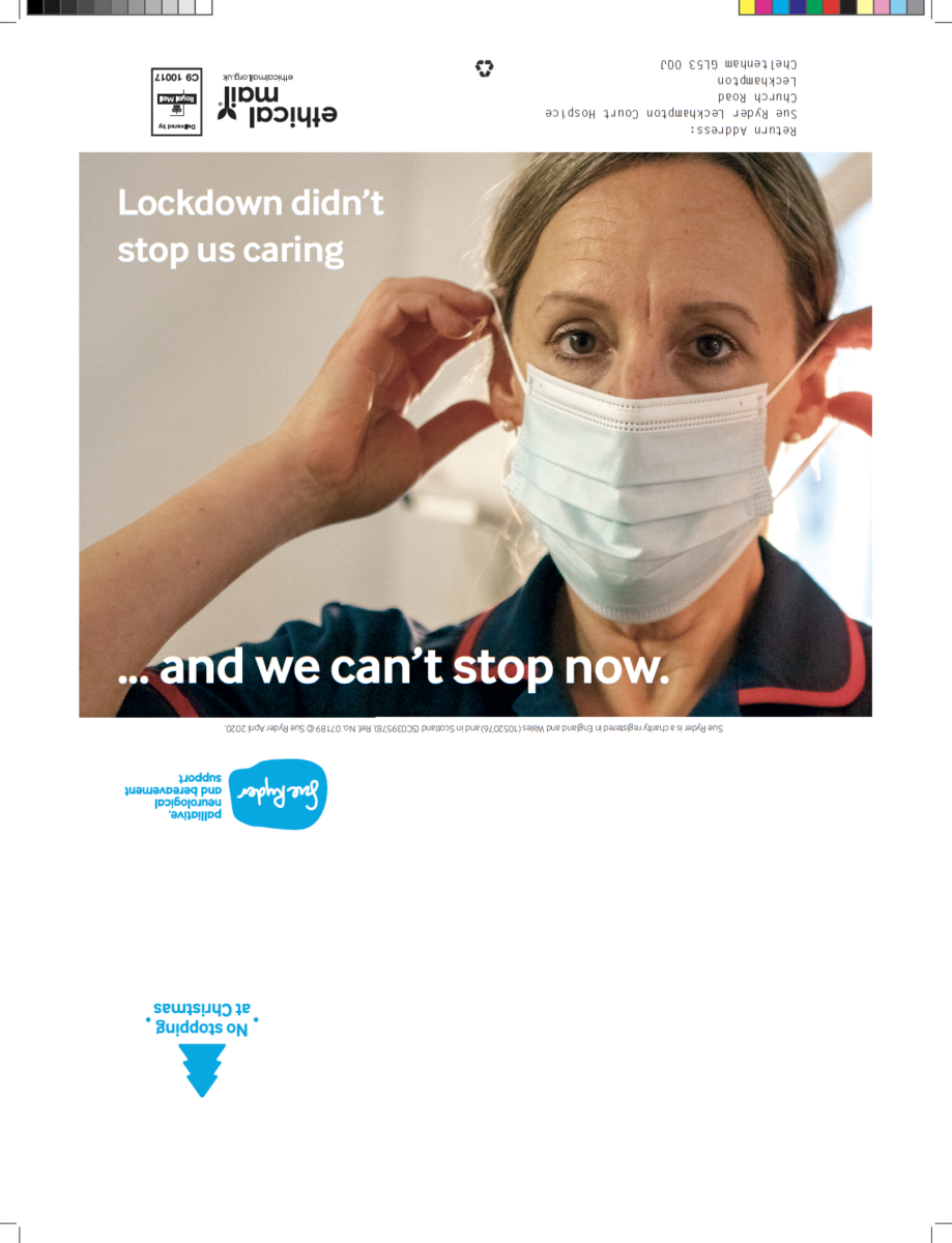Sue Ryder direct mail envelope