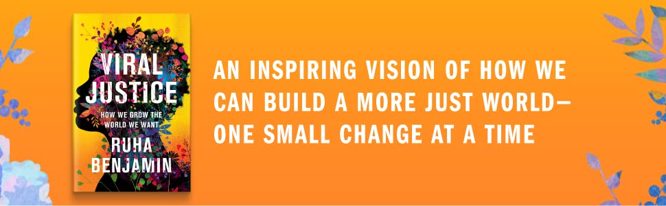 Viral Justice book promotion with quote