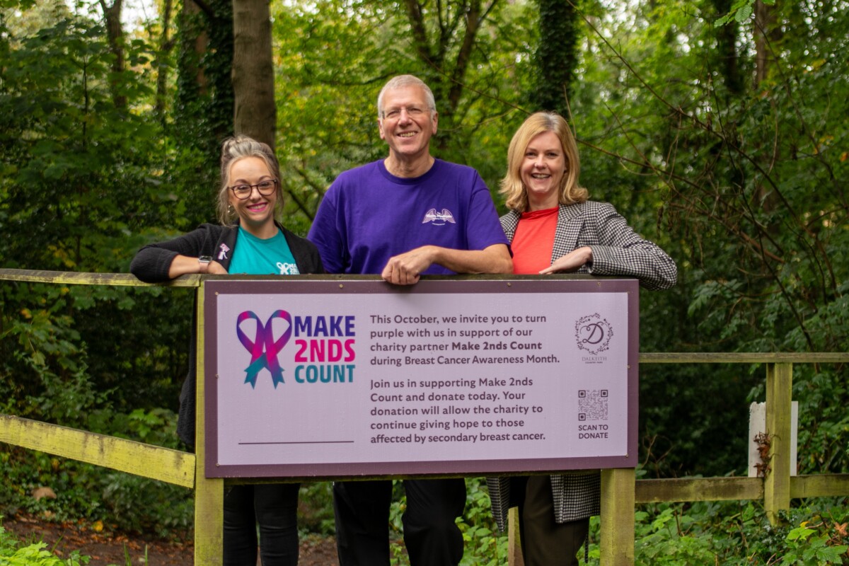 Dalkeith Country Park, raising funds for Make2ndsCount
