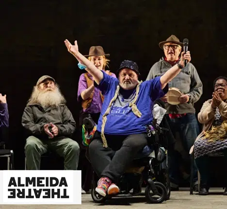 Performers at the Almeida Theatre