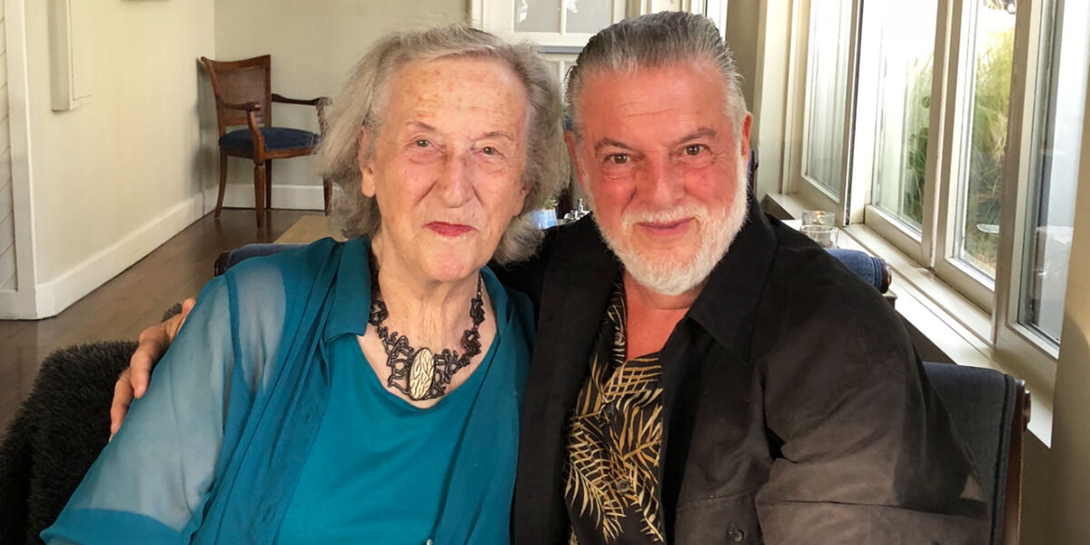 Thea Musgrave and Peter Mark.