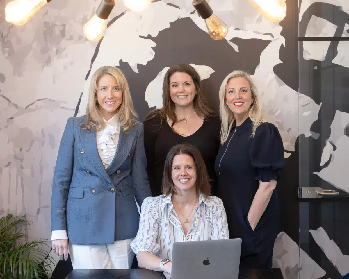 The team at A Noble Gift. Sarah Howick, Trina Little, Georgina Hammond and Nicola Wilkes.