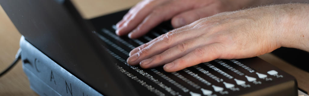 Bristol Braille Technology CIC machine being used