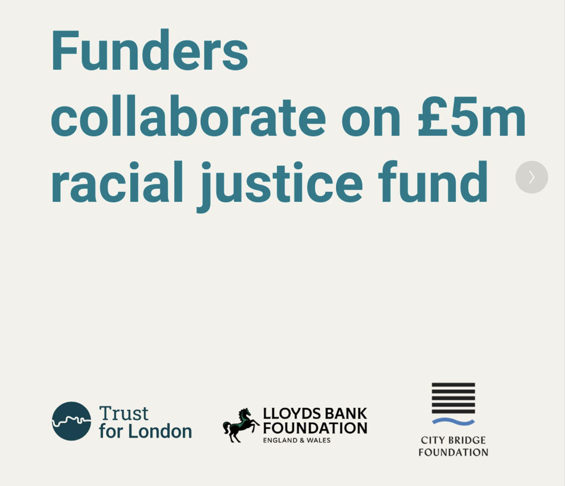 Funders collaborate on £5 million racial justice fund.