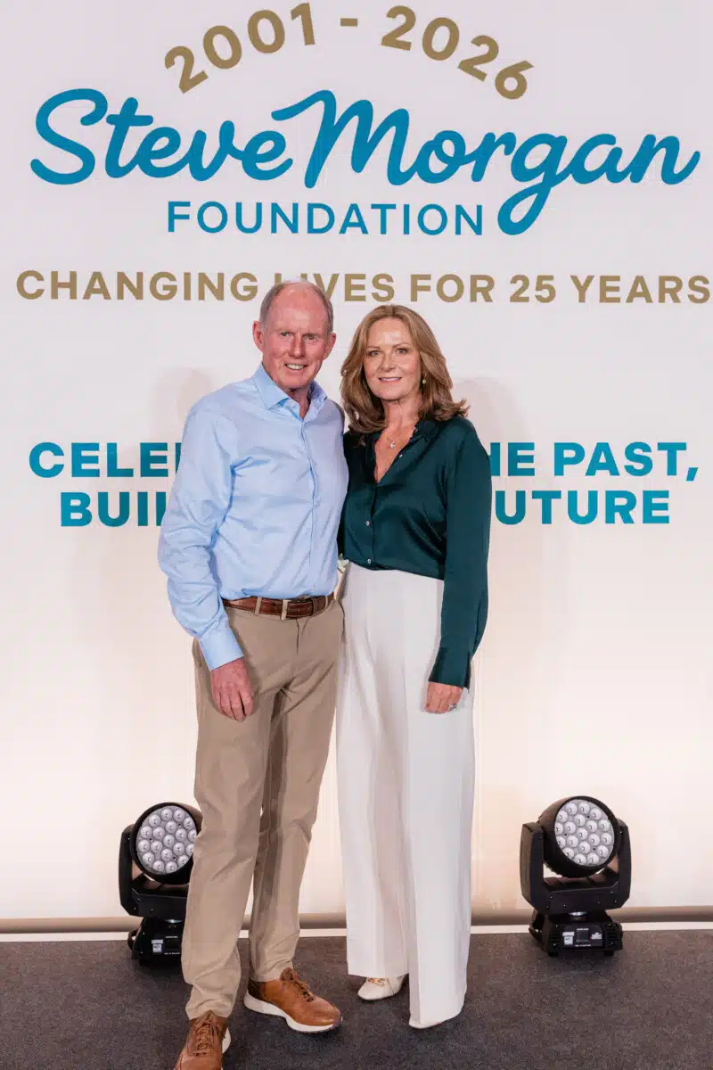 Steve and Sally Morgan mark 25 years of giving.